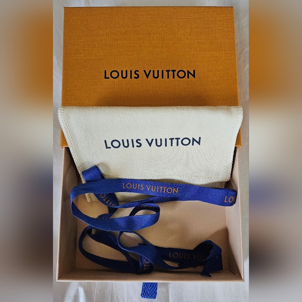 Louis Vuitton Wallet Box with Dust Bag and Ribbon